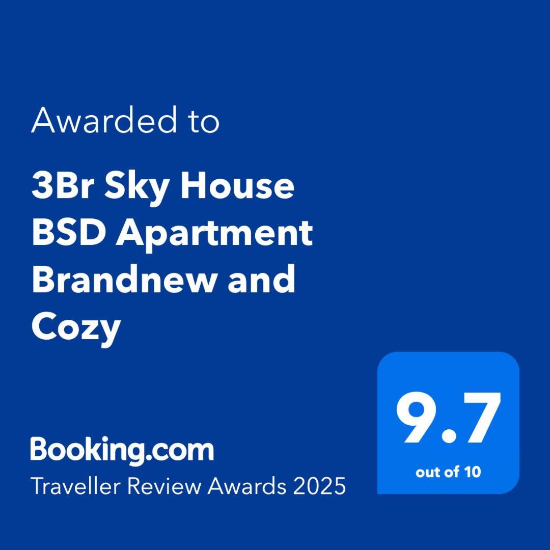 3Br Sky House Bsd Apartment Brandnew And Cozy Samporo Zewnętrze zdjęcie